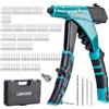 LIBRATON Rivettatrice Manuale, Pistola per Rivetti Professionale | Rivettatrice, Contenitore per Albero, Strumento per Rivettatura Manuale, Ugelli Intercambiabili Senza Attrezzi, Rivettatura