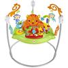 Fisher-Price - Centro Attività Amici della Foresta, seggiolino rotante per attività a 360° con tanti giochi, accessori e simpatici amici, luci, suoni e musica, giocattolo per bambini, 0+ anni, CHM91