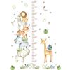Kitnelw Metro Bambini Parete Adesivi Cameretta Decorazioni Adesivo da Parete | Autoadesivo Rimovibile con Animali della Foresta per la Crescita dei Bambini