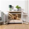 Navaris Gabbia per Cani da Interno - Kennel Cane Medio Grande - Gabbie per Cani - Box per Cani - Kennel per Cani - Accessori Animali Domestici