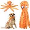 Shengxi Giochi con Squeak per Cani Giocattoli per Cane Non Riempiti Sicuri, Giocattoli per Polpi per Animali Domestici Polipo Peluche Giocattoli da Masticare con Carta Increspata