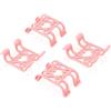 PEUTIER 4pz Accessori, Clip in Silicone per Localizzatore GPS per Cani, Accessori per Localizzatore, per la Sostituzione del Localizzatore di attività del Cane (Rosa)