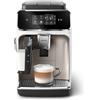 PHILIPS Macchina da caffè espresso automatica Philips Serie 2300-4 bevande, Display touch screen a colori, Sistema LatteGo, SilentBrew, Macinacaffè in ceramica, Filtro AquaClean. Bianco cromo (EP2333/40)