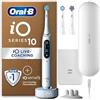 Oral-B Spazzolino Elettrico Ricaricabile iO 10 Bianco, 3 Testine, 1 Custodia Da Viaggio Ricaricabile, 1 Spazzolino
