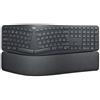 Logitech Ergo K860 - Tastiera - Senza Fili - 2.4 Ghz, Bluetooth 5.0 - Qwerty - U