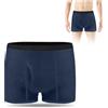 AOOWU Boxer per Incontinenza da Uomo, Mutande Uomo per Incontinenza in Cotone Lavabile Riutilizzabile, Slip per Incontinenza Maschile con Tampone Assorbente Capacità Urina 300ML