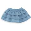 Corolle Gonna con Volant, Abbigliamento per Bambola, 4 Anni, 9000212770, Tinta Unita, Colore Blu