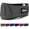 Roar® Cintura lombare Palestra, Cintura Palestra Uomo e Donna, Cintura Sollevamento Pesi, Sollevamento Pesi, Muscolazione, Cintura Gym Uomo, Cintura Pesi… (Grigio, S)