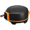 Fiskars Carrello XL, Set All Inclusive per l'Irrigazione, Portata Totale 25 m, Riavvolgimento Automatico, Tubo da Irrigazione in Misura Universale (Ø 13 mm), Connettore, Nero/Arancione, X-series