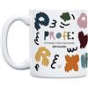 UO Tazza regalo con messaggio Profe, il lavoro più importante del mondo, regalo per professori, regalo originale insegnanti, regalo amico invisibile originale, 350 ml, ceramica