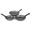 Salter BW06235S Megastone Set Di 3 Padelle - 20/24/28 cm Padelle Di Induzione Antiaderenti, Teglia Per Pancake, Lavabile In Lavastoviglie, Alluminio Forgiato, Cassaforte Per Utensili In Metallo