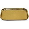 Guardini, Set di 2 vassoi 33x43 cm, Monouso, Cartoncino, Oro, Made in Italy, Linea Easy Bake