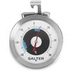 Salter 517 SSCR - Termometro da frigorifero/freezer, angolo regolabile, display in grassetto, facile lettura, da appendere o appoggiare, da -30°C a 30°C, lente d'ingrandimento, acciaio inox