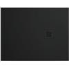 Tamanaco Piatto doccia 80x90 h.3 in ceramica nero opaco Ceramic.30 di Tamanaco
