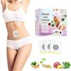 Nihexo 30/60 pz efficace antico rimedio sano pancia Pellet, adesivo per ombelico artemisia, De_tox dimagrante pancetta, patch per ombelico a base di erbe per uomini e donne (2 scatole/60 pezzi)