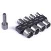 RoserRose Adattatore Esagonale Classici Chiavi, 9 Pezzi Adattatore Esagonale da 1/4 pollici, 5 a 13 mm, Set di Chiavi a Bussola, Set Brugole, Bussole per Avvitatore,Chiavi Esagonali