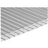 Ezooza Set di 14 pezzi in policarbonato resistente ai raggi UV per serra da giardino (605 x 1210 x 4 mm)