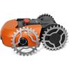 tonhui Tosaerba Robot Punte per Tosaerba Worx Landroid Modello S/M Spessore 2 mm, miglioramento della trazione, Fori per Le Viti abbassati lucidati
