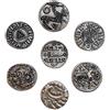 lazzaro italy Monete Vichinghe Placcate oro o argento - Set di 7 Pezzi - Idea Regalo per Appassionati di Vikings, storia e Cosplay, riproduzione fatta a mano (Placcate argento)