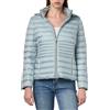 Geox W Jaysen Hood Jkt, Piumino Donna, cielo invernale, 38