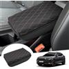 GAFAT Compatibile con Cupra Formentor/Seat Leon MK4 2020-2024 2025 Copertura Bracciolo, Formentor 2024 Console Centrale Protezione per Braccioli, in Pelle PU, 3 CM Aumenta Ispessito (Ottone 1)