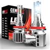 Cenmoll Lampadine H11 LED, 80W 16000LM 6000K luce bianca fredda Fascio regolabile a 360 gradi Lampadina H8 H9 H11 LED Canbus Kit di conversione senza errori All-in-One Mini design, confezione da 2