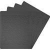 JIMISHA Tappetino Antiscivolo per cruscotto, Tappetino Auto cruscotto Anti-Scivolo, Antiscivolo Mat per telefoni cellulari, Occhiali da Sole e Chiavi, 6.3 x 5.12 inch, 4 Pezzi