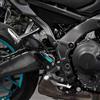 Resin Bike Adesivi Moto Compatibile con Yamaha MT-09 2024-2025 Midnight Cyan. Protezione Grip Moto Battitacco da Urti e Graffi. Coppia di Adesivi 3D Resinati Made in Italy