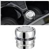 JNNJ Coperchio per Accendisigari, Coperchio impermeabile per Accendino, Presa per Accendisigari Copertura Decorativa, Universale Sigarette Auto Accessori Ricambio (Argento)