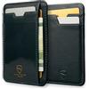 Vaultskin BRIXTON - Portafoglio Sottile in Pelle con Tasca ID, Stile Minimalista, Protezione RFID, per Uomini e Donne