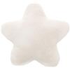 NYGGTYK 1 cuscino a forma di stella, morbido cuscino decorativo, adatto per auto, soggiorno, divano e camera da letto (bianco)