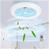 Lixada Ventilatore a soffitto con illuminazione Luce a LED con telecomando Senza batteria 36W Moderna lampada da soffitto a LED per camera da letto, soggiorno, sala da pranzo (Blu)
