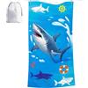 TYXHXTF 1 Pezzi Asciugamano da Spiaggia Bambini Piscina Spiaggia, 75 x 150 cm Telo Mare Microfibra ad Asciugatura Rapida, Perfetto per Viaggio Leggero e Portatile, Campeggio, Piscina