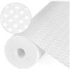 Origuuds Tappetino per Cassetti, Tappetini Non-Adesivo EVA Plastica Rivestimento Cassetti per Cassetto Frigorifero Cucina Ripiani (Bianco/30cm x 600cm)