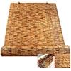 KDDEON Tenda a Lamella Naturali Tessute a Mano,Tapparelle in Reed con Sollevatore,Tende a Rullo in Paglia,Anti-UV/Impermeabile/Parasole,per Esterno/Interno,Personalizzabile (60x70cm/24x28in)