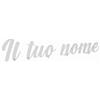 VENEZIANO Gruppo Veneziano - Scritta in plexiglass personalizzata 30-40-50-75 cm - nome in plexiglass specchiato personalizzato - Altezza massima 15cm spessore 3 mm - 100% made in Italy