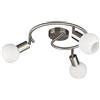 PHILIPS Spot Applique Parete Soffitto 3 Luci Attacco E14 Cromo Satinato 5583917pn