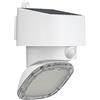 Alcapower Led solare da parete orientabili, con sensore crepuscolare e di movimento, lampada a led da esterni 4000K, 2000lm