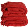 püskül www.puskul.com.tr PÜSKÜL - Telo mare a nido d'ape, asciugamano turco in cotone con trama a nido d'ape, asciugamano turco, waffle (rosso, 2)