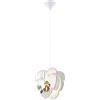 Eglo Lampada a sospensione per bambini, sala giochi, illuminazione a soffitto, motivo scimmia, ragazze, lampada a sospensione 96951