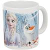 Cucuba Tazza da Thè mod. Mug in Ceramica Elsa e Anna Frozen 24 cl Misure 8,5x7,5 cm. Idea Regalo per Compleanno o altro Evento