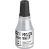COLOP Ricarica di inchiostro per tamponi MAKE | Bianco | 25 ml di inchiostro a base d'acqua con pratico ugello di diffusione | Frozen White
