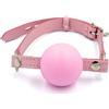 Mister B Leather Ballgag Pink L