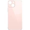 ELLENNE SCOCCA POSTERIORE TELAIO COMPATIBILE PER IPHONE 13 - BACK COVER VETRO NERO BIANCO ROSSO ROSA (Rosa/Rose)