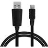 CELLONIC ® Cavo USB 1m compatibile con Praktica DVC 5.2 FHD/DVC 5.1 HD/DVC 5.4 HDMI/DVC 5.4 FHD/DVC 5.5 HDMI Filo carica 1A Cavetto dati USB A 2.0 PVC nero, per fotocamera