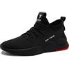 HILAX Scarpe Antinfortunistiche Uomo Leggere Punta in Acciaio Scarpe da Lavoro Donna Comodo Antiscivolo Scarpe da Trekking Nero, 47 EU