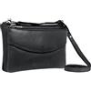 STILORD 'Merle' 3-in-1 Borsa a Tracolla Borsetta Borsa da Polso Borsa in Pelle Elegante per Donna per lo Shopping Discoteca Borsa Stile Vintage in Cuoio, Colore:nero