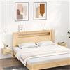 WIFESE 35x35x20 cm 2 pz Comodino a Muro con Cassetto Comodino Pensile Rovere Sonoma Comodino Sospeso Cassettiera Mensola da Parete Comodini Camera da Letto Tavolino da Notte Legno Multistrato