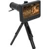 Generic Fotocamera Telescopica LCD da 5 Pollici, Fotocamera Telescopica con Ingrandimento 50X, Portatile, Professionale per la Caccia Avventurosa all'aria Aperta (Spina europea)