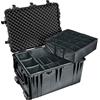 PELI 1660 Valigia resistente agli urti per apparecchi fotografici e cinematografici, IP67 Impermeabile e a prova di polvere, Capacità di 160L, Prodotto in Germania, Con divisori imbottiti, Colore Nero